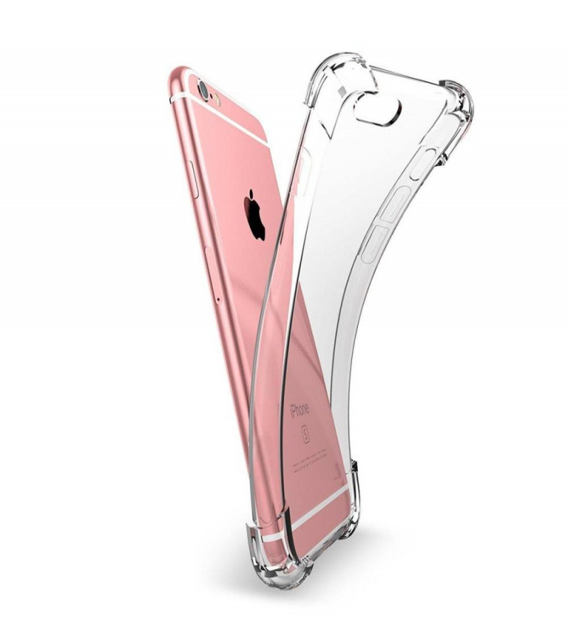 Apple iPhone 6S  Back Cover Transparent Extra Bumper Anti Shock Soft Clear Case Apple iPhone 6S