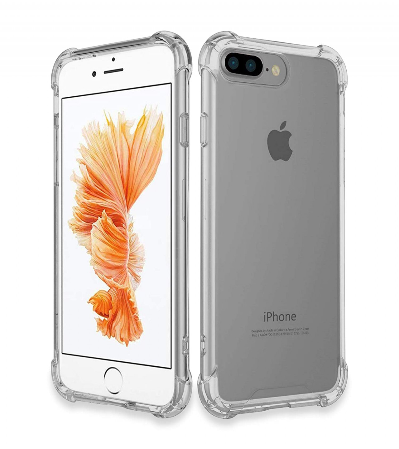 Apple iPhone 7 Plus Back Cover Transparent Extra Bumper Anti Shock Soft Clear Case Apple iPhone 7 Plus