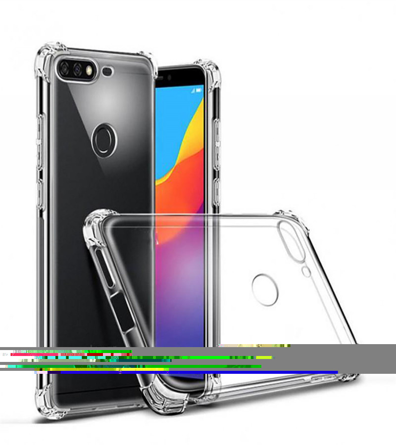 Huawei Honor 7A Back Cover Transparent Extra Bumper Anti Shock Soft Clear Case Huawei Honor 7A