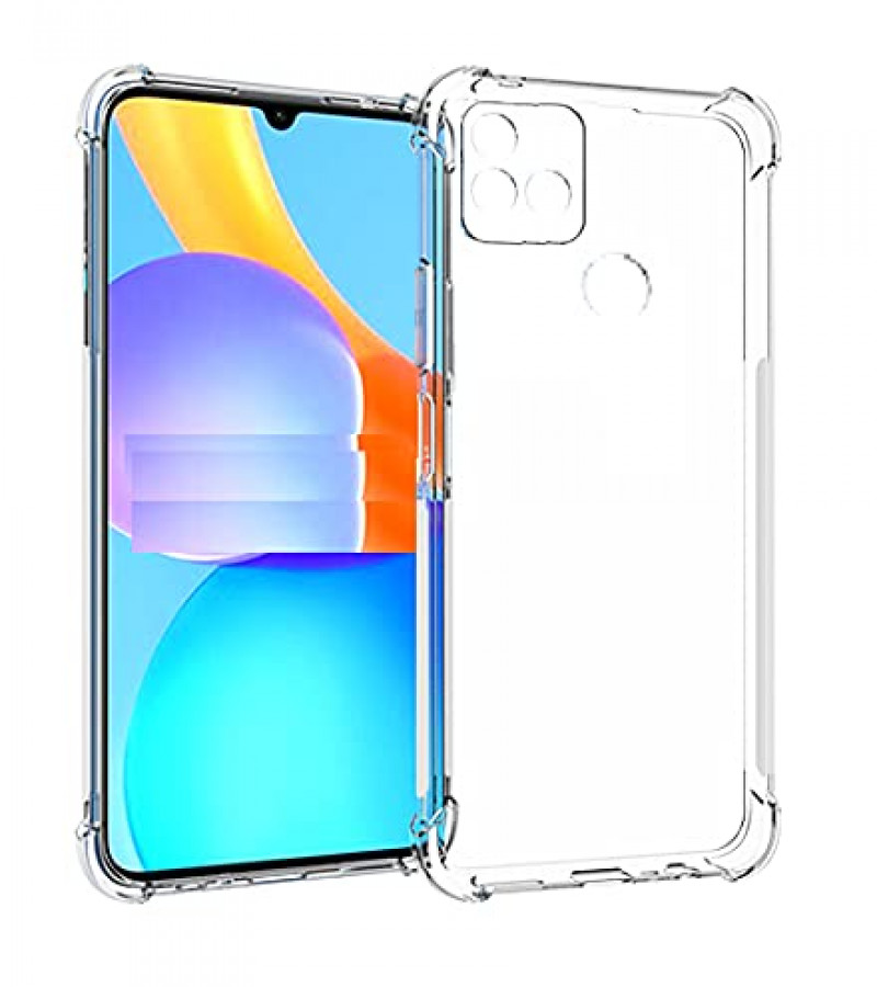 Infinix Hot 10i Back Cover Transparent Extra Bumper Anti Shock Soft Crystal Clear Case Infinix Hot 10i