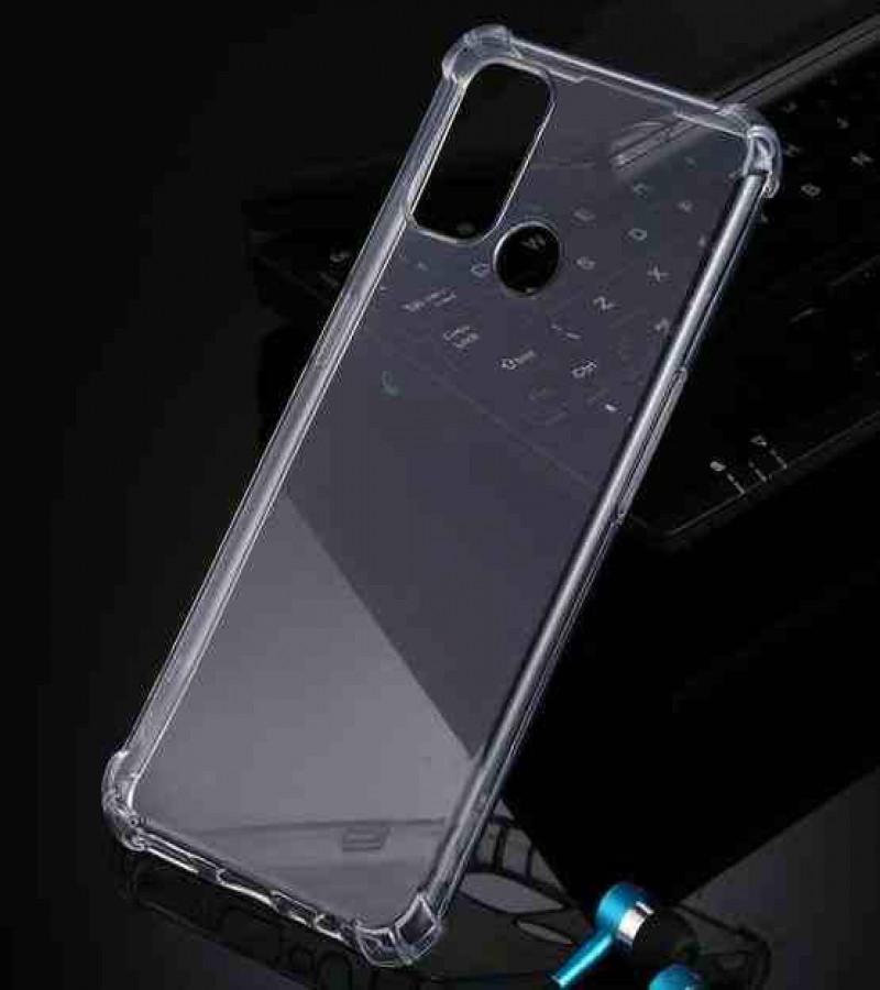 Infinix Hot 11 Play Back Cover Transparent Extra Bumper Anti Shock Soft Crystal Clear Case Infinix Hot 11 Play