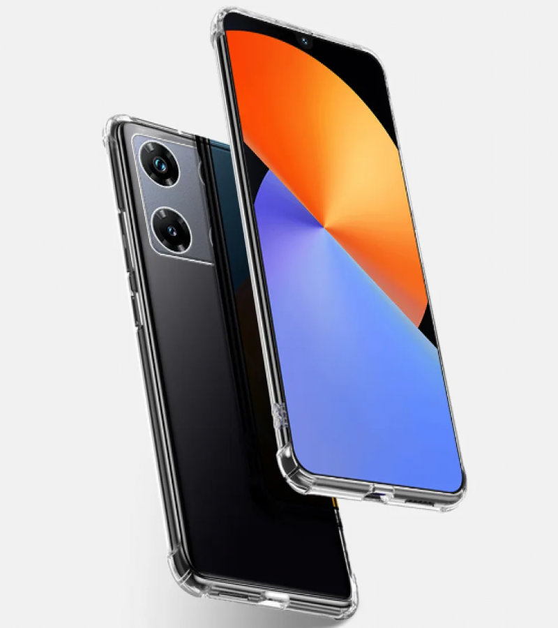 Infinix Note 30 Pro Back Cover Transparent Extra Bumper Anti Shock Soft Crystal Clear Case Infinix Note 30 Pro