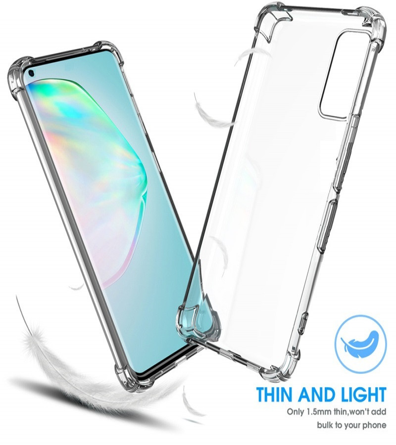 Infinix Note 8i Back Cover Transparent Extra Bumper Anti Shock Soft Crystal Clear Case Infinix Note 8i