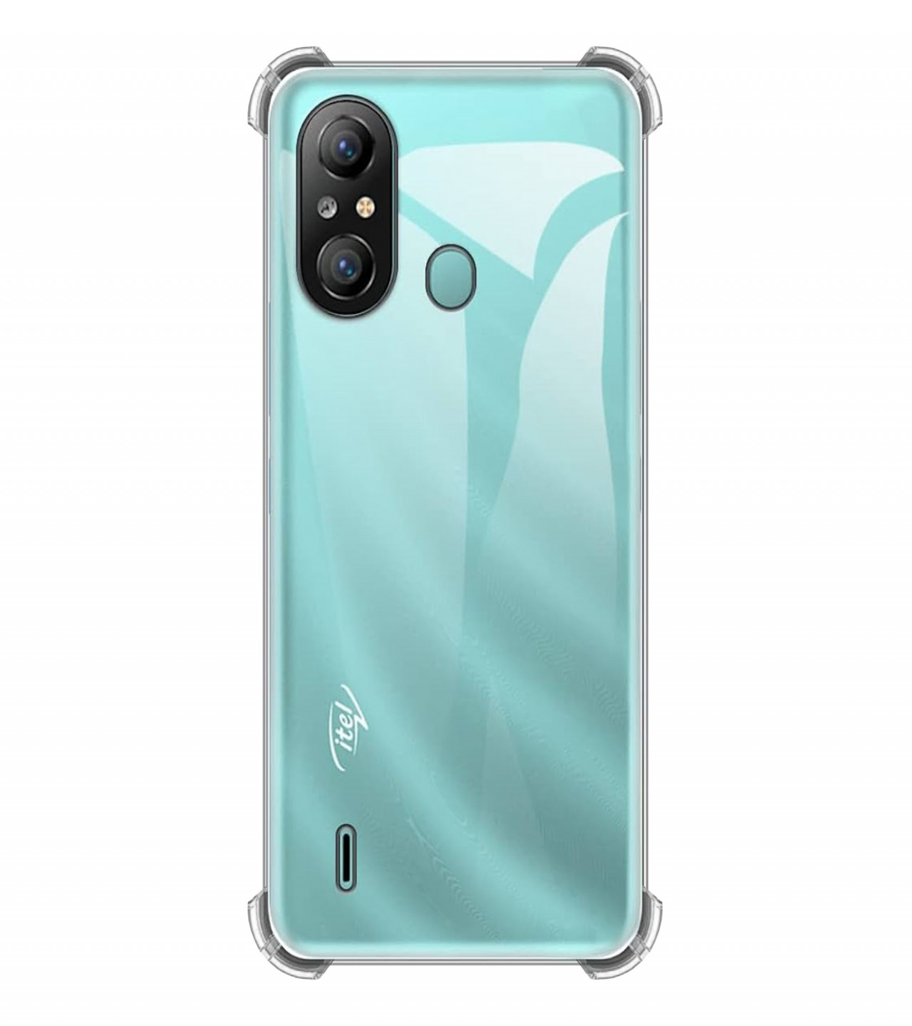 Itel A49 Back Cover Transparent Extra Bumper Anti Shock Soft Clear Case Itel A49