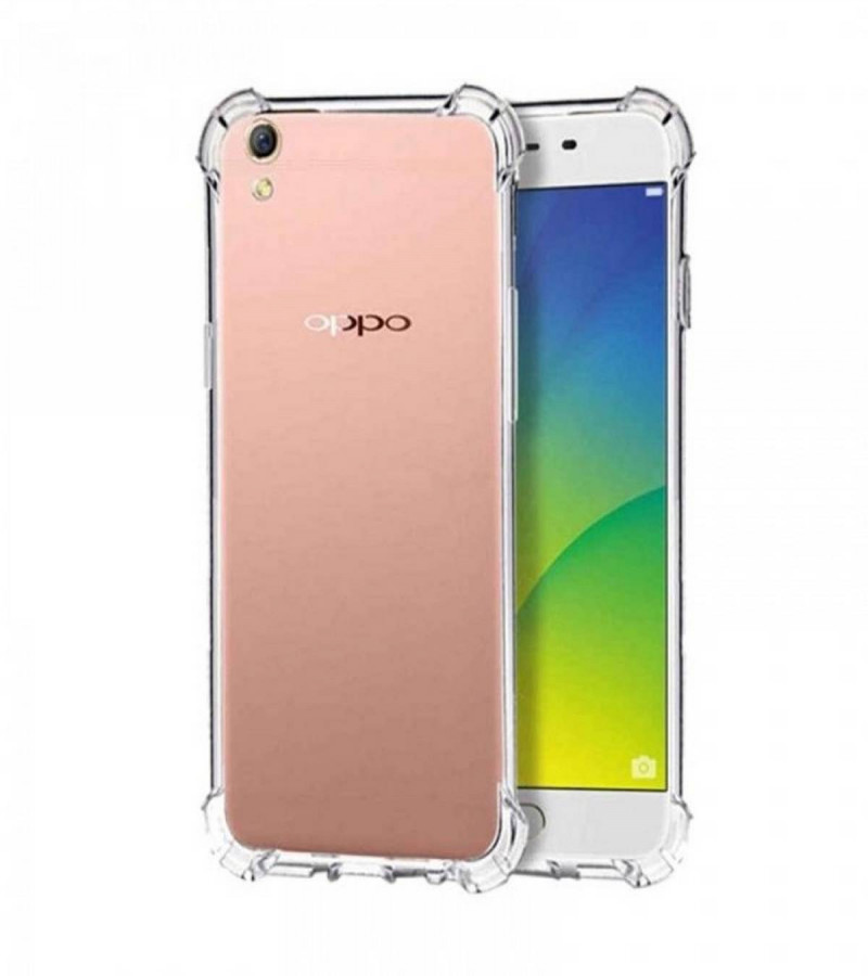 OPPO A37 Back Cover Transparent Extra Bumper Anti Shock Soft Crystal Clear Case OPPO A37