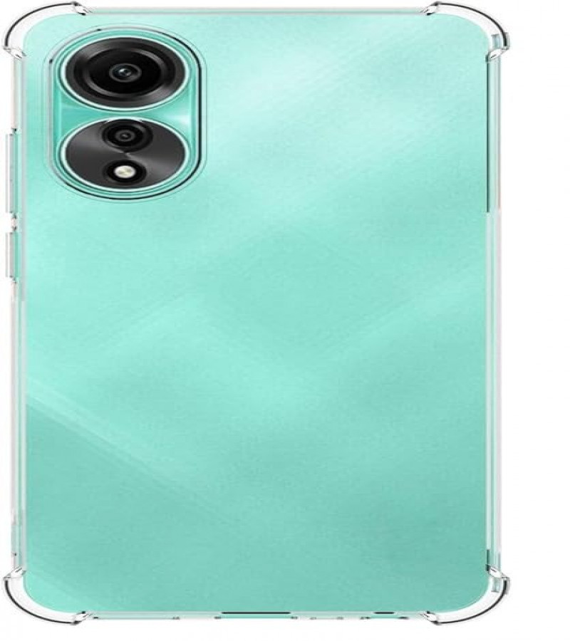 OPPO A38 Back Cover Transparent Extra Bumper Anti Shock Soft Clear Case OPPO A38
