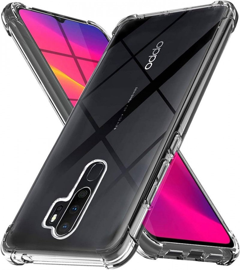 OPPO A9 2020 Back Cover Transparent Extra Bumper Anti Shock Soft Crystal Clear Case OPPO A9 2020