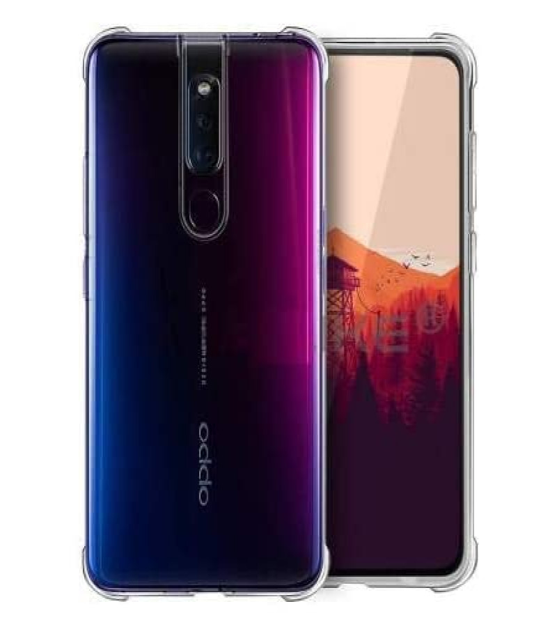OPPO F11 Pro Back Cover Transparent Extra Bumper Anti Shock Soft  Clear Case OPPO F11 Pro