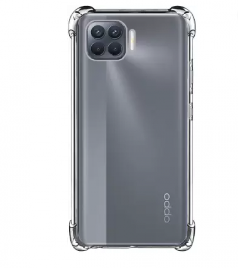 OPPO F17 Pro Back Cover Transparent Extra Bumper Anti Shock Soft Clear Case OPPO F17 Pro