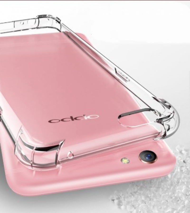 OPPO F1S Back Cover Transparent Extra Bumper Anti Shock Soft Clear Case OPPO F1S