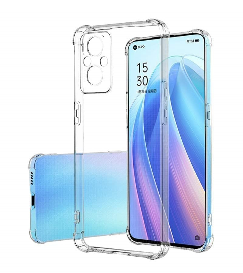 OPPO F21 Pro 5G Back Cover Transparent Extra Bumper Anti Shock Soft Clear Case OPPO F21 Pro 5G