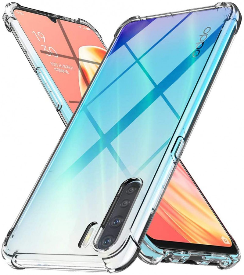 OPPO RENO 3 Back Cover Transparent Extra Bumper Anti Shock Soft  Clear Case OPPO RENO 3Pro