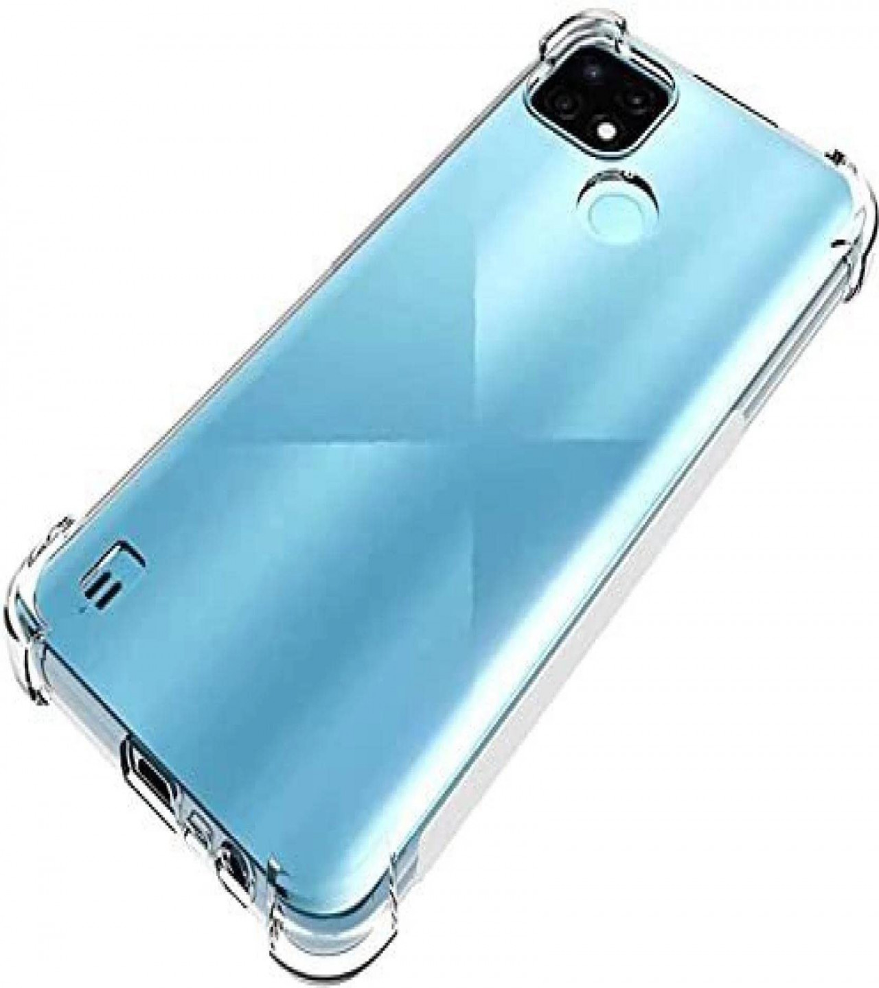 Realme C21Y Back Cover Transparent Extra Bumper Anti Shock Soft Clear Case Realme C21Y