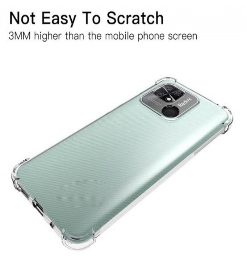 Redmi 10C Back Cover Transparent Extra Bumper Anti Shock Soft Clear Case Redmi 10C
