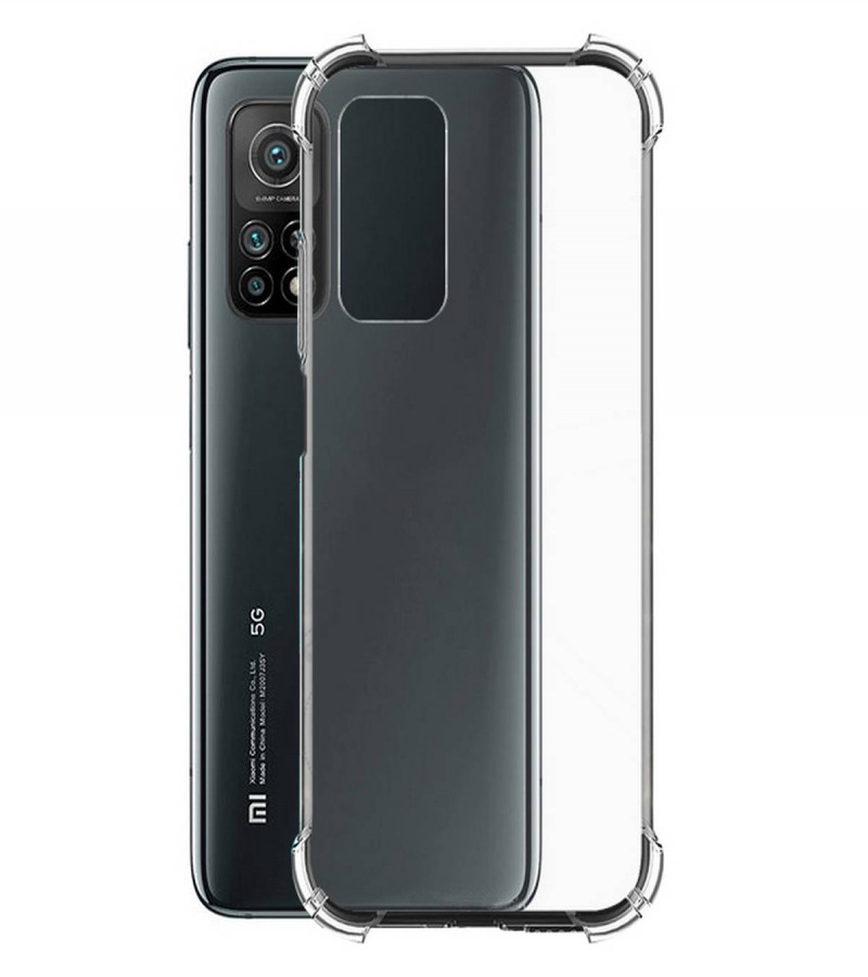 Redmi 10T Back Cover Transparent Extra Bumper Anti Shock Soft Clear Case Redmi 10T
