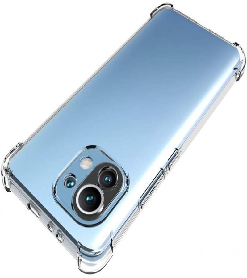 Redmi 11 Lite Back Cover Transparent Extra Bumper Anti Shock Soft Clear Case Redmi 11 Lite