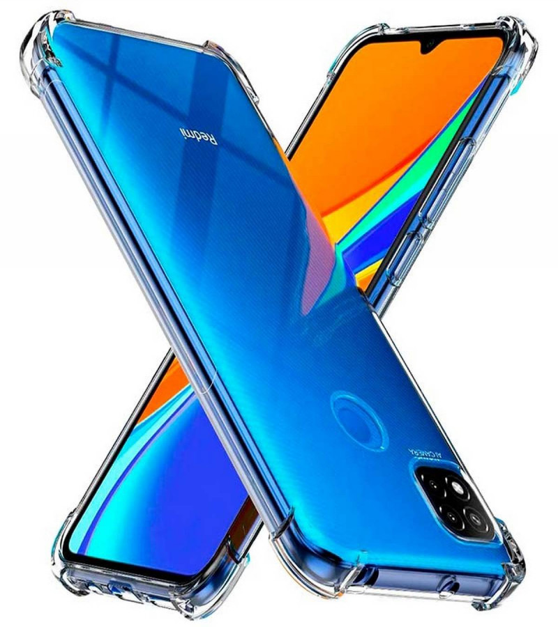 Redmi 9C Back Cover Transparent Extra Bumper Anti Shock Soft Clear Case Redmi 9C
