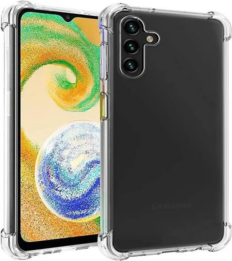 Samsung A04s Back Cover Transparent Extra Bumper Anti Shock Soft Crystal Clear Case Samsung A04s
