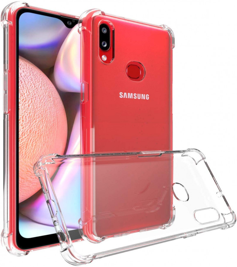 Samsung A10s Back Cover Transparent Extra Bumper Anti Shock Soft Crystal Clear Case Samsung A10s