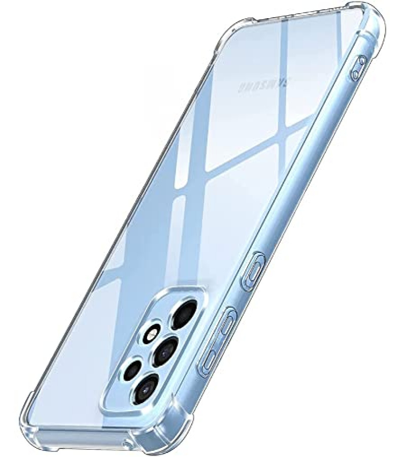 Samsung A33 Back Cover Transparent Extra Bumper Anti Shock Soft Clear Case Samsung A33