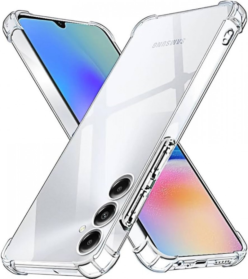 Samsung A35 Back Cover Transparent Extra Bumper Anti Shock Soft Clear Case Samsung A35