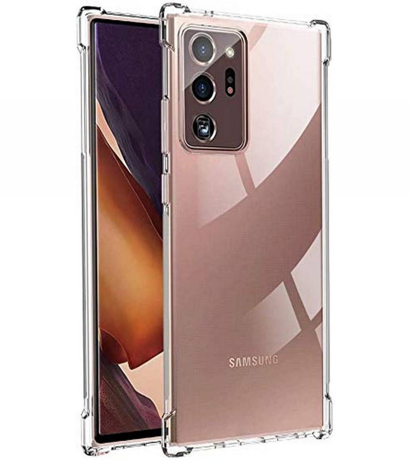 Samsung Note 20 Ultra Back Cover Transparent Extra Bumper Anti Shock Soft Clear Case Samsung Note 20 Ultra
