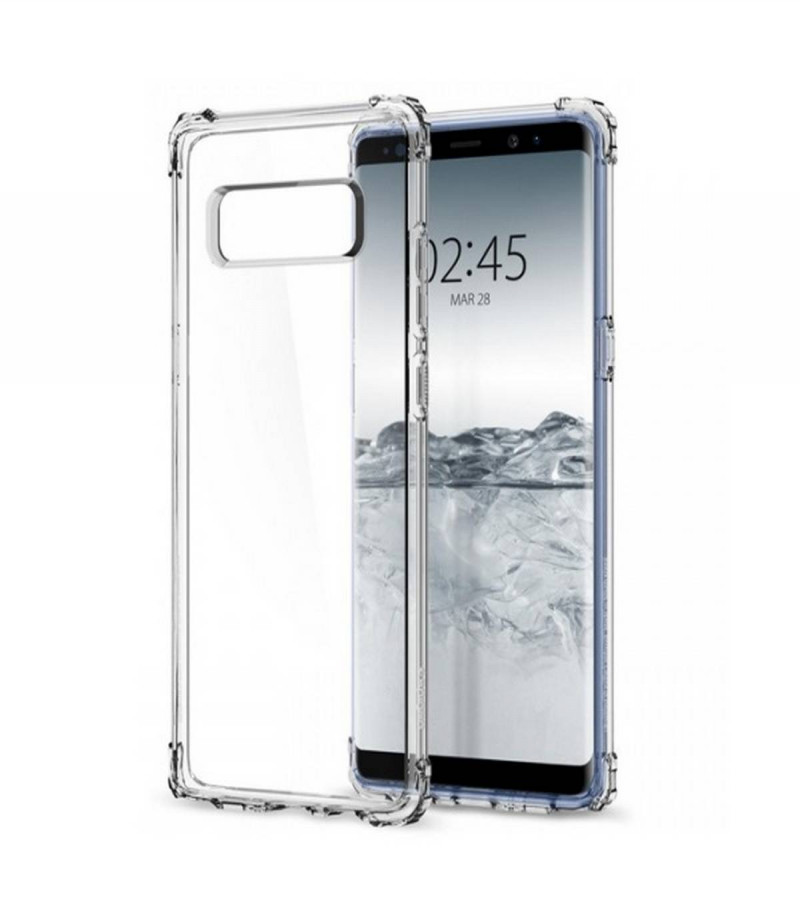 Samsung Note 8 Back Cover Transparent Extra Bumper Anti Shock Soft Clear Case Samsung Note 8
