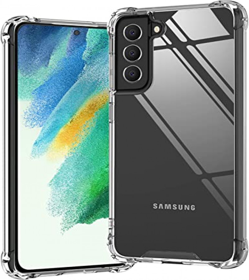 Samsung S21 Back Cover Transparent Extra Bumper Anti Shock Soft Clear Case Samsung S21