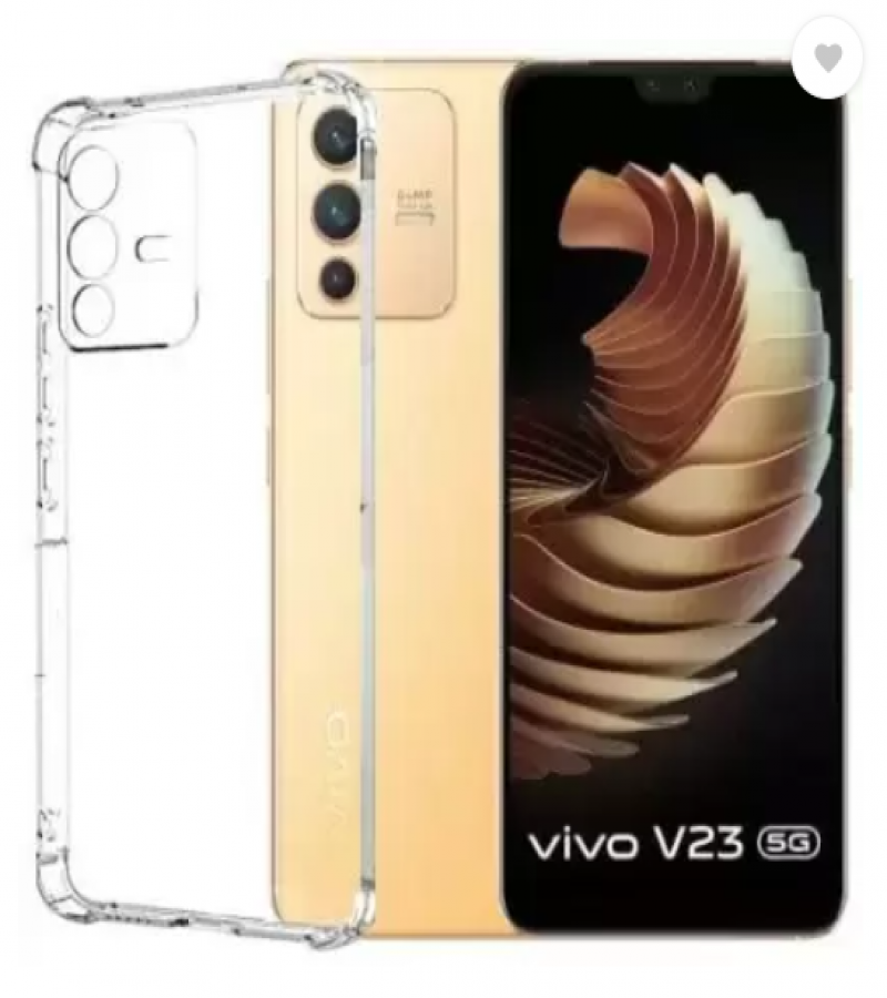 VIVO V23 Back Cover Transparent Extra Bumper Anti Shock Soft Crystal Clear Case VIVO V23