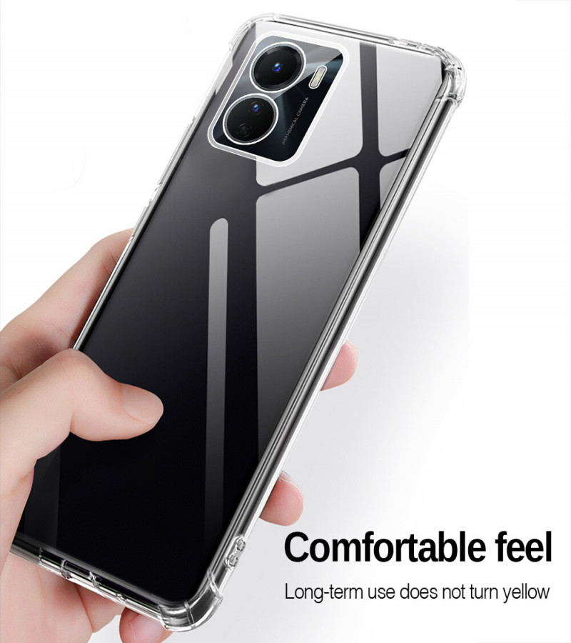 VIVO V25 Back Cover Transparent Extra Bumper Anti Shock Soft Crystal Clear Case VIVO V25