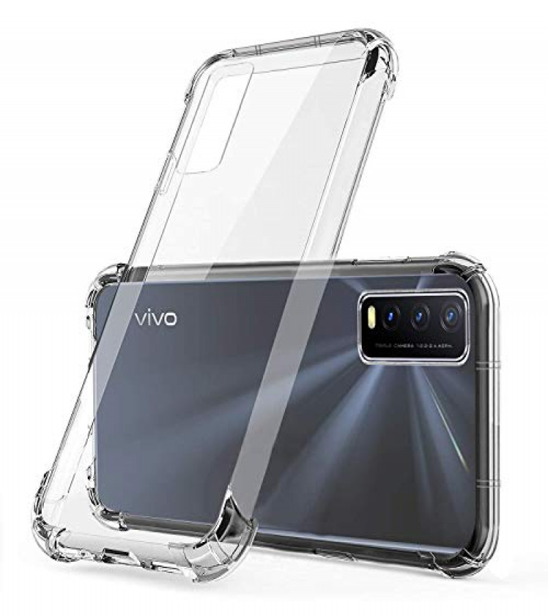 VIVO Y12A Back Cover Transparent Extra Bumper Anti Shock Soft Crystal Clear Case VIVO Y12A