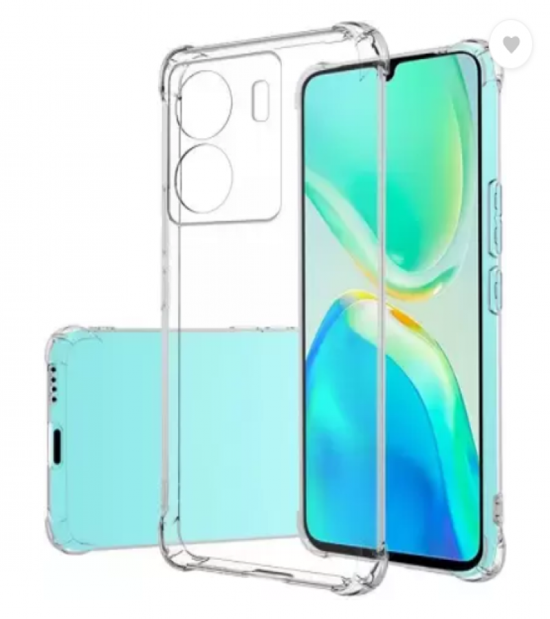 VIVO Y15C Back Cover Transparent Extra Bumper Anti Shock Soft Crystal Clear Case VIVO Y15C