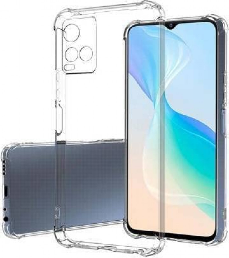 VIVO Y33T Back Cover Transparent Extra Bumper Anti Shock Soft Crystal Clear Case VIVO Y33T