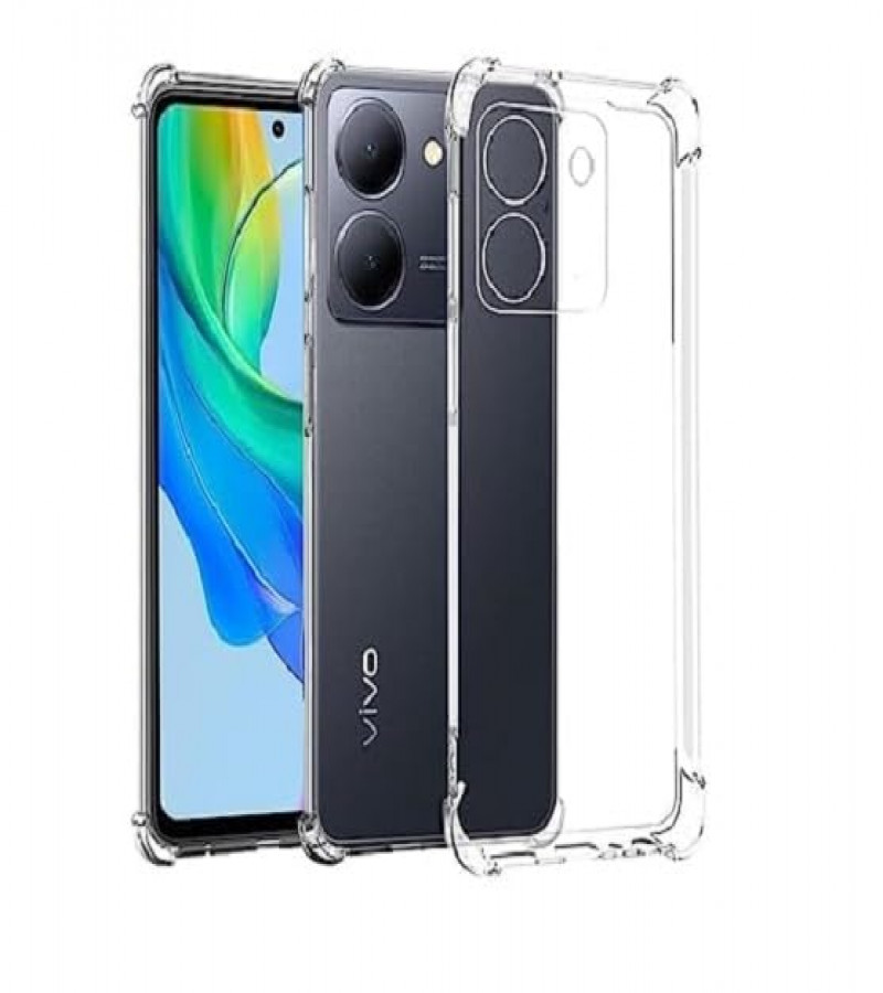 VIVO Y36 Back Cover Transparent Extra Bumper Anti Shock Soft Crystal Clear Case VIVO Y36