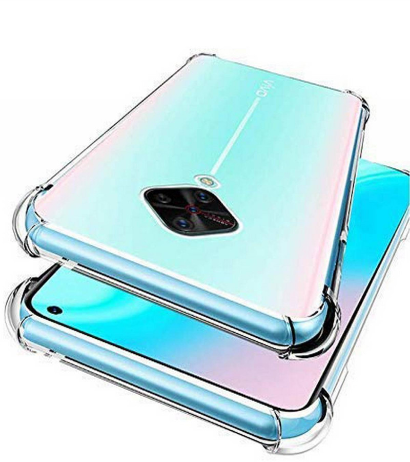 VIVO Y51 Back Cover Transparent Extra Bumper Anti Shock Soft Crystal Clear Case VIVO Y51