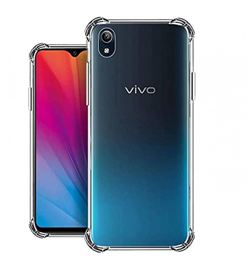 VIVO Y90 Back Cover Transparent Extra Bumper Anti Shock Soft Crystal Clear Case VIVO Y90
