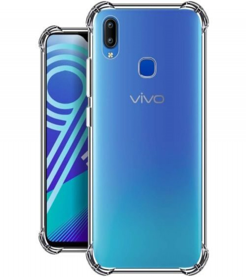 VIVO Y91 Back Cover Transparent Extra Bumper Anti Shock Soft Crystal Clear Case VIVO Y91